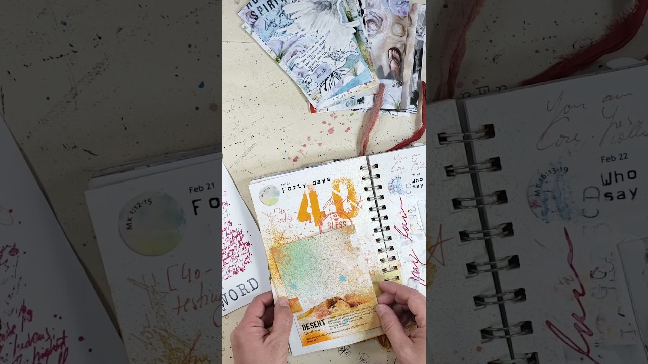 Lent journal walk-through