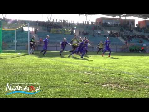 Bramka: Siarka Tarnobrzeg - Okocimski Brzesko 1:0 (0:0), 25.10.2014 HD