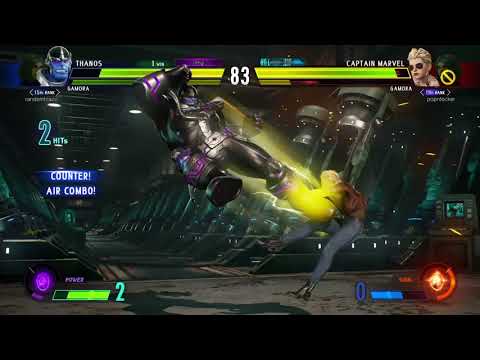 MARVEL VS. CAPCOM: INFINITE randemblaze(gamora/thanos) vs popnlocker(gamora/captainmarvel)