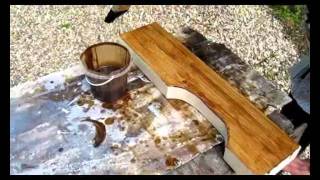 Как сделать стол из массива дерева своими руками - Видео онлайн