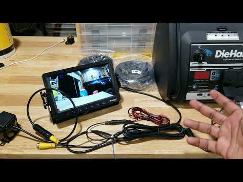 Installation of Yakry 7" Backup reverse camera system