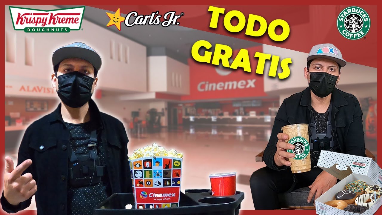 ¡Cine y Comida GRATIS! - Como comer con $0 ¡TODO GRATIS!