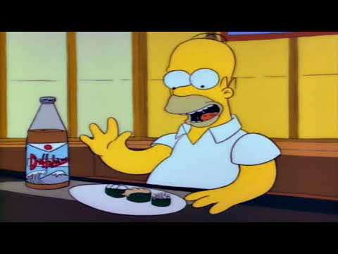 Homer and sushi