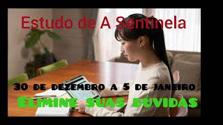 jw sentinela 30-5 de Janeiro