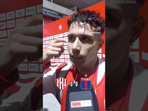 NOTA JULIÁN PALACIOS #UNIÓN 0 #TIGRE 0 #FutbolArgentino #UnionDeSantaFe #Tatengue #Deporte #Shorts