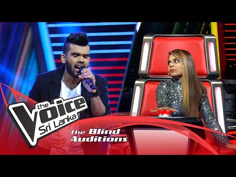 Jerome Perera - Chandrayan Pidu (චන්ද්‍රයන් පිදූ) | Blind Auditions | The Voice Sri Lanka