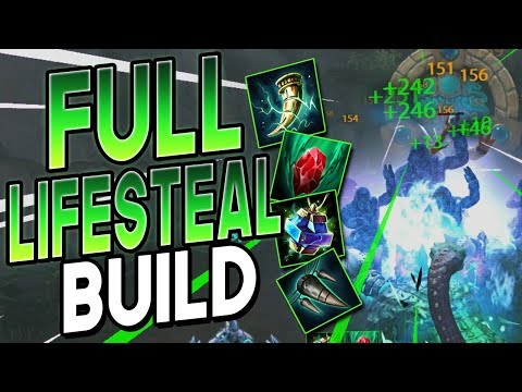 Smite: FULL LIFESTEAL CERBERUS BUILD - GOING FOR 20 KILLS!