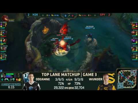 H2K vs SPY Game 5 Summer Split Semifinals EU LCS 2016 | H2K vs Splyce