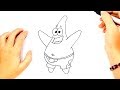 How to draw Patrick Star from Bob Sponge