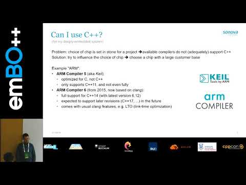 emBO++ 2019 - Michael von Tessin: C++ In Deeply Embedded Systems