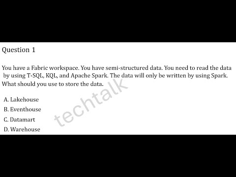 DP-700 Dumps Question - 1 | Microsoft Fabric Data Engineer Associate Certification Exam