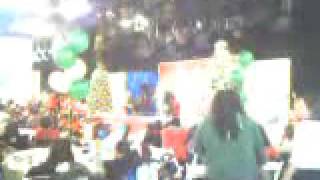 Joey McIntyre Singing Frosty the snowman at CBS/ Children's Xmas party NKOTB