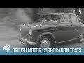 British Car Trials On The Autobahn Tests Such As These British Pathé