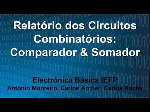 TG06.02 - Relatório Circuito Combinatórios - Comparador & Somador