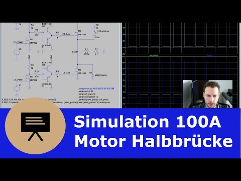 0x33 Controlling Electric Motors Part 2 - Half-Bridge Simulation (N-FET Gate Driver & Bootstrapping)