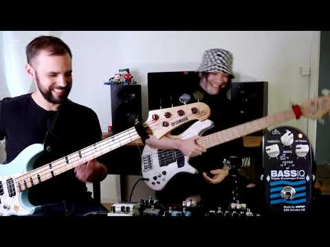 Erik Ark & Henrik Linder testing the EBS Bass IQ \'Blue Label\'