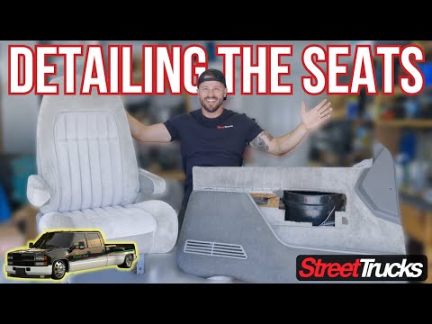 Deep Cleaning Seat Belt, Door Panels and Interior - 30 Year Old Truck Build