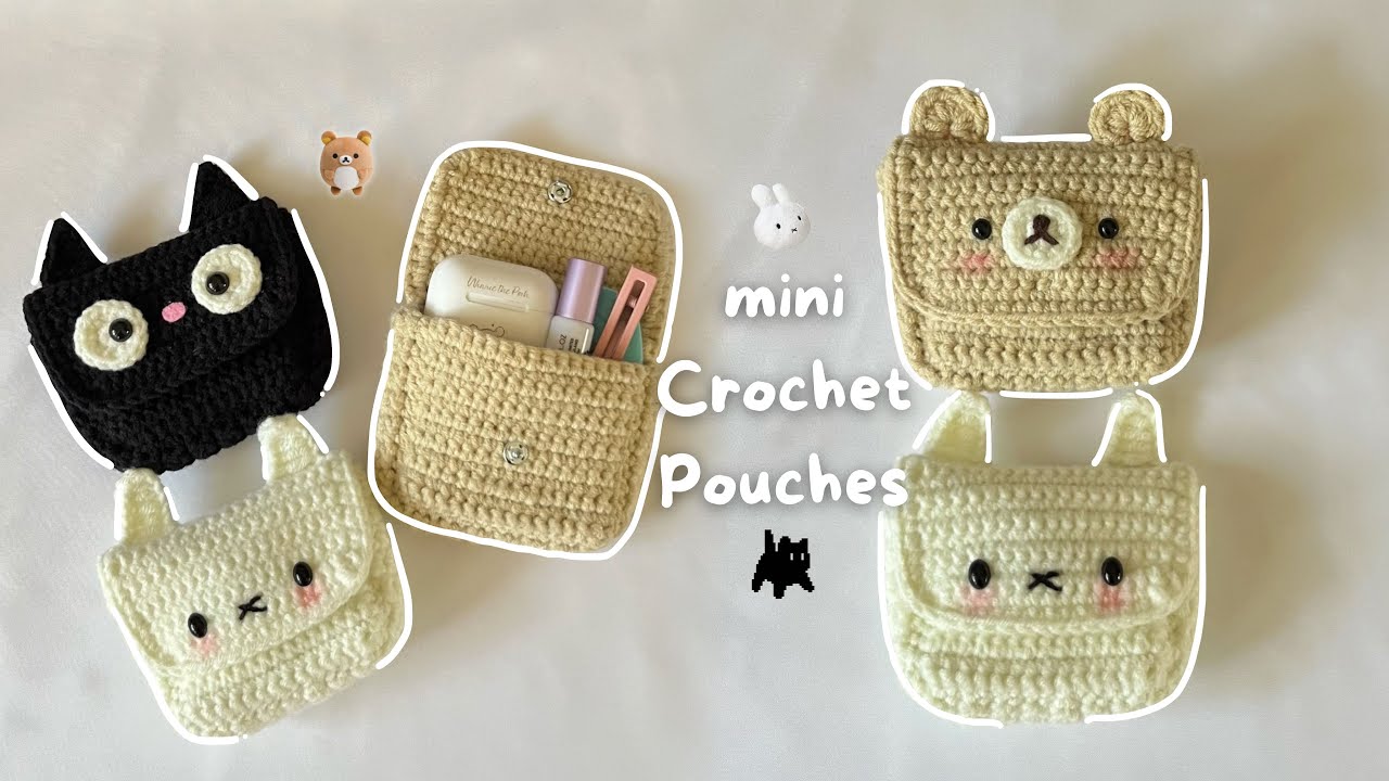 🧸 Mini Crochet Pouch Wallet | * Quick & Easy Crochet Tutorial