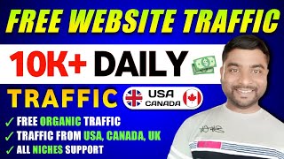 🇺🇲 USA & 🇨🇦 CANADA Free High Organic Traffic Sources For Your Website 
