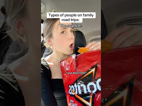 The different types of people on family road trips #pov #comedy #relatable #skit