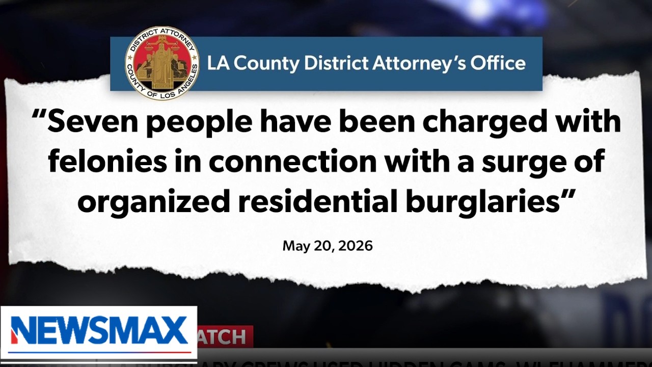 South American theft rings target LA homes | Jason Mattera reports