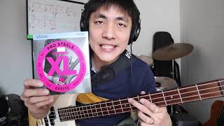 Video thumbnail for Sound Comparison NYXL VS ProSteel by ครูหลุยส์ สอน Walking Bass
