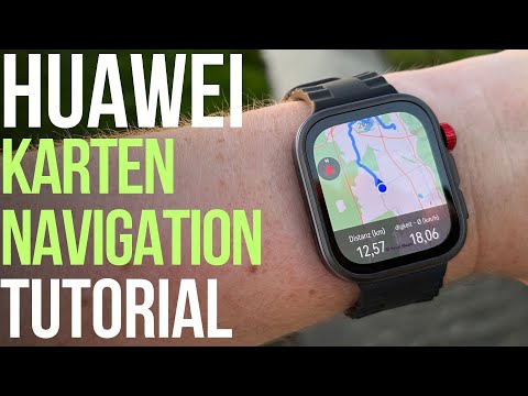 Huawei Navigation with offline maps with Komoot Outdooractive and others