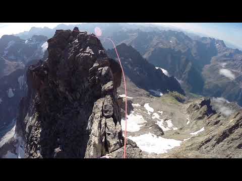 Ascension de l'Olan  par la voie Escarra