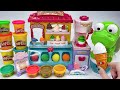 Ultimate ASMR Play Doh Rainbow Ice Cream Playset With Krong 플레이도 무지개 아이스크림 S