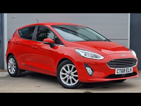 2019/68 Ford Fiesta 1.0T EcoBoost Titanium Auto Euro 6 (s/s) for sale at A.T Car Sales - Corby
