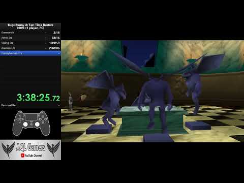 🔴[Speedrun 100% - 1 Player - Glitchless] Bugs Bunny & Taz: Time Busters - 3:39:02
