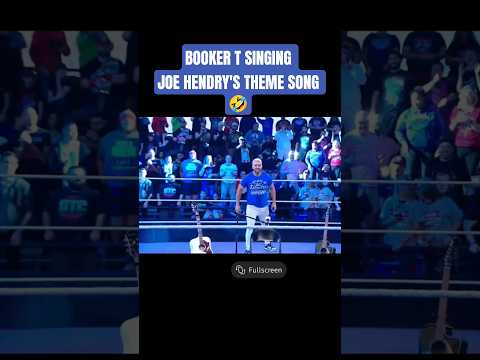 BOOKER T Singing JOE HENDRY'S THEME Song 🤣 #wwenxt #joehendry #prowrestling