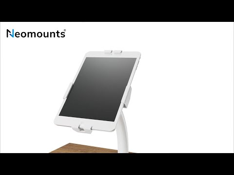 Neomounts DS15-625WH1 neig- und drehbare Tablet-Tischhalter für 7,9-11" Tablets - Weiß video preview