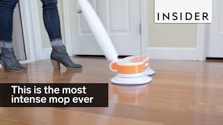 Your floor would love this electronic spin mop and polisher