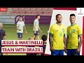 GABRIEL JESUS & GABRIEL MARTINELLI! | Arsenal Duo Take Part In Brazil Training In Qatar! | VIDEO