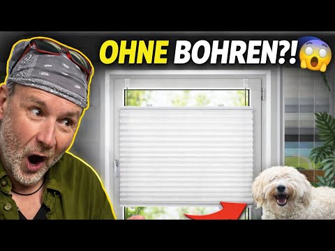 Mömax Plissee Jalousie anbringen ohne Bohren! Anleitung für Fenster Montage! Schritt für Schritt