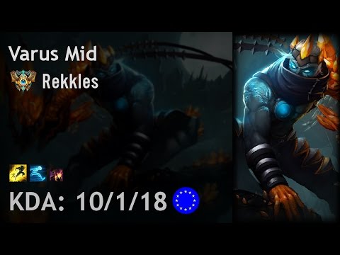 Varus Mid vs Viktor - Rekkles - EUW Challenger Patch 6.23