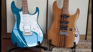 Video thumbnail for Ibanez TQM1 Tom Quayle Signature vs Ibanez Prestige AZ2204 by jem555bkk