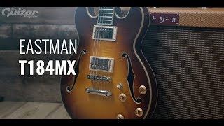 Video thumbnail for Eastman T184MX hollowbody electric guitar demo by Guitar