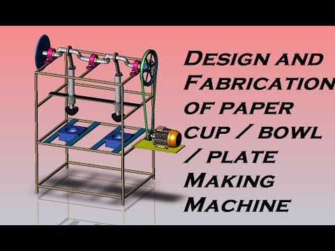 Paper plate and cup making machine