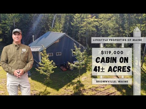 SOLD Off-Grid Cabin on 41± Acres | Maine Real Estate SOLD