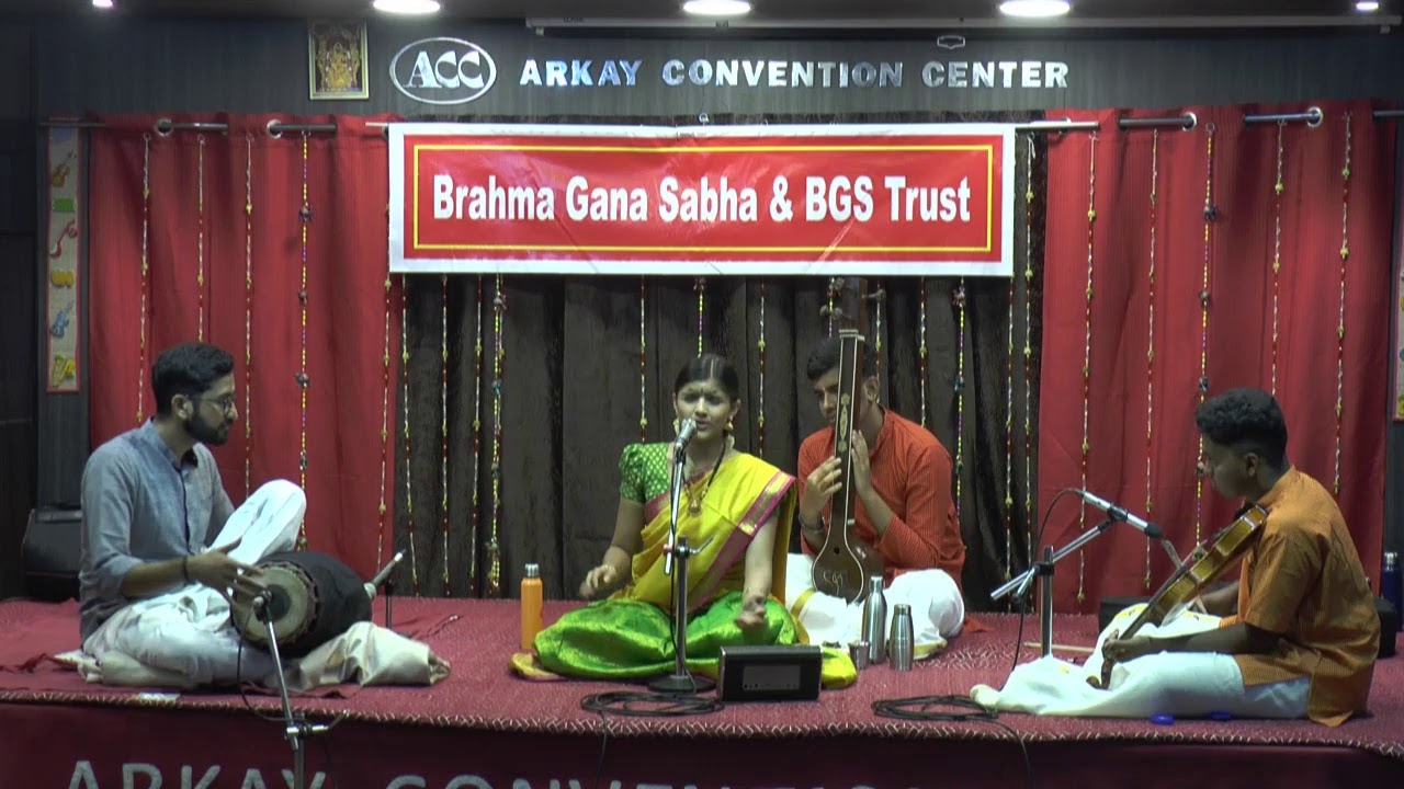 BRAHMA GANA SABHA & BGS TRUST - Kruthi Bhat Vocal
