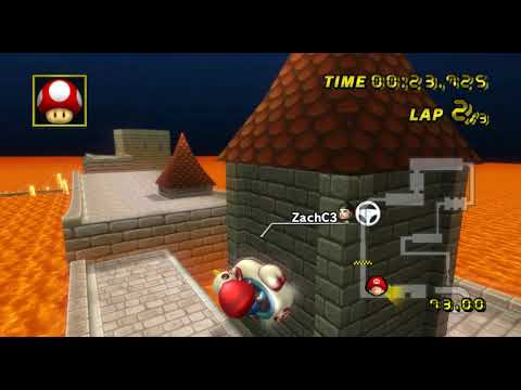 [TAS] Bouncy N64 Bowser's Castle (Glitch) in 47.671 - Mario Kart Wii