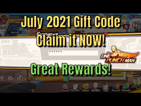 New Gift Code|July 5 2021|Unique Rewards - One Punch Man: The Strongest