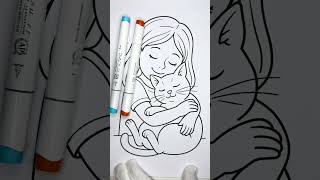 Download lagu 🐱🩵 #relaxing #coloringadventure #asmr #art #asmrsounds #coloring #drawing #satisfying mp3