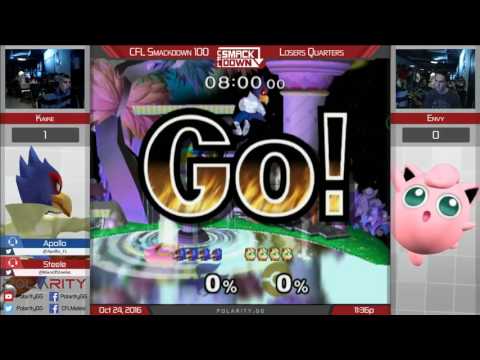 CFL Smackdown 100 Melee - Kaike (Falco) vs Envy (Puff) - Losers Quarters