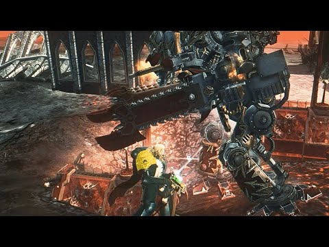 Primarch Lion El'Jonson vs Chaos Knight! - Unification Mod, Warhammer 40.000: Dawn of War: Soulstorm