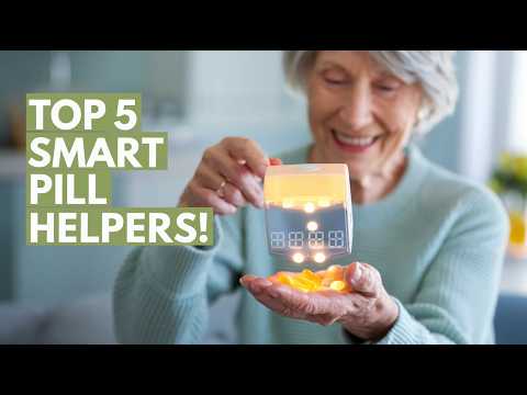 Daviky Smart Pill Organizer with Alarm, Bluetooth Daily Once a Day Pill Box 7 Day with APP, Weekly Travel Pill Case, Portable Pill Reminder for Medicines, Supplements and Vitamins(Purple) video review thumbnail