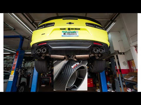 Camaro gets Carbon Fiber Borla S Type exhaust ***DEEP and LOUD***