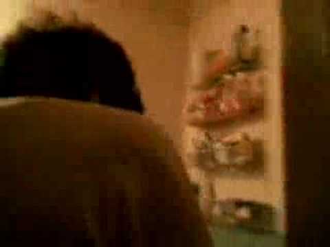 Gabe in the bathroom